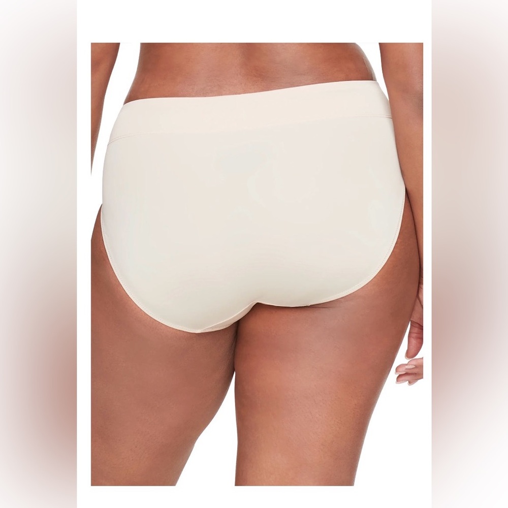 Women’s Warner's Microfiber Hi-Cut Panties 3-Pack - Floral and Solid - Picture 4 of 4